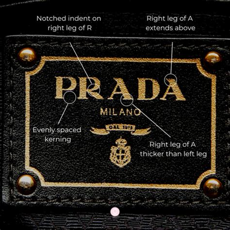 authentic prada logo vs fake|prada authenticity card.